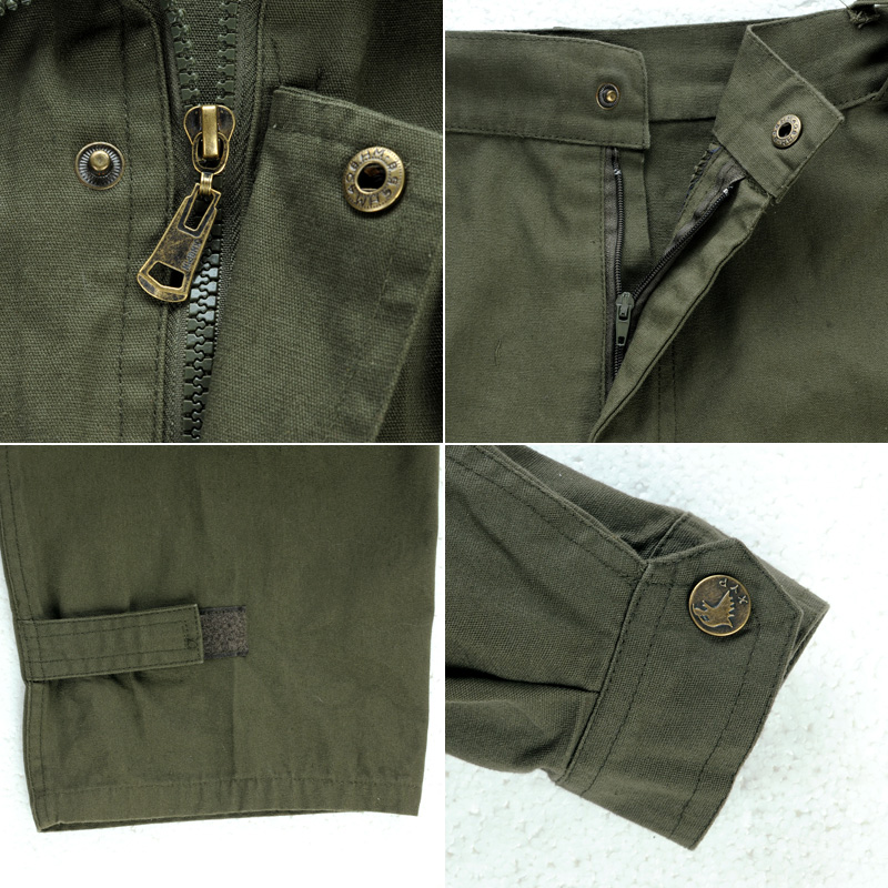 Spring Autumn Men's Wear-Resistant Workwear Suit Outdoor Workwear Military Jackets+Pants Sets Male Working Factory Uniforms