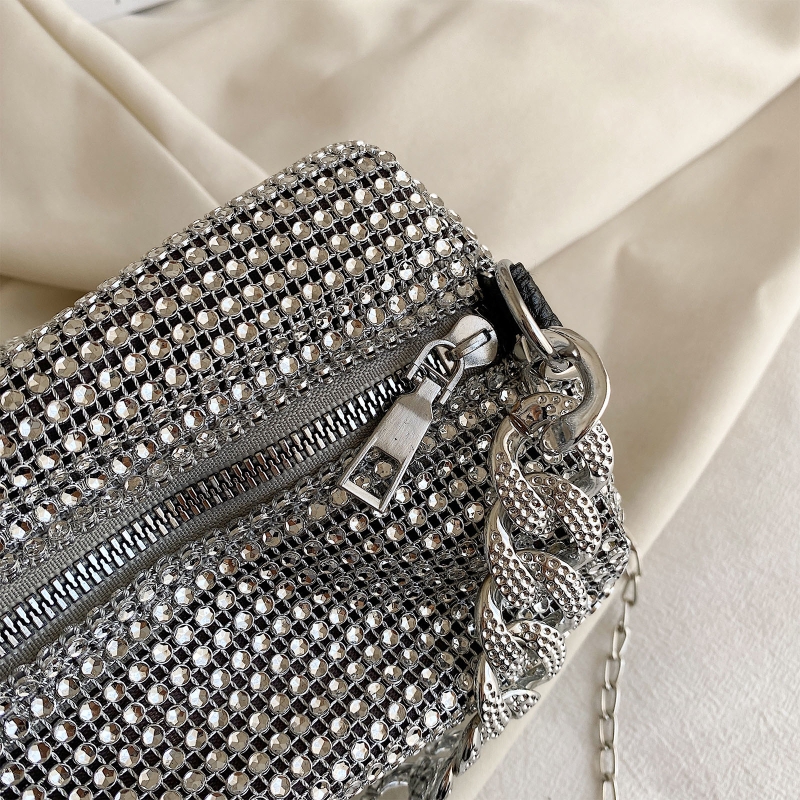 Rhinestone Crossbody Shoulder Handbag Evening Bag for Valentine's Da