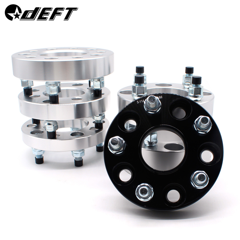 DEFT 5x114.3/5x112 50mm Hubcentric 66.6/73.1mm Wheel Spacer Adapter 5 Lug Aluminum Wheel Spacer