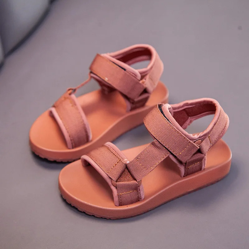 Boys Sandals Summer Kids Shoes Fashion Light Soft Flats Toddler Baby Girls Sandals Infant Casual Beach Children Shoes Outdoor 240407