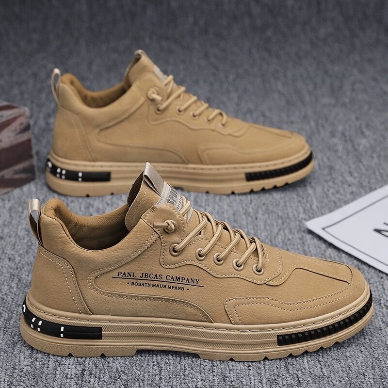 Trainer's New Breathable Work Korean Version Men's Shoes Outdoor Multifunctional Sports And Leisure Thick Soled Board Shoes Balanced Fashion