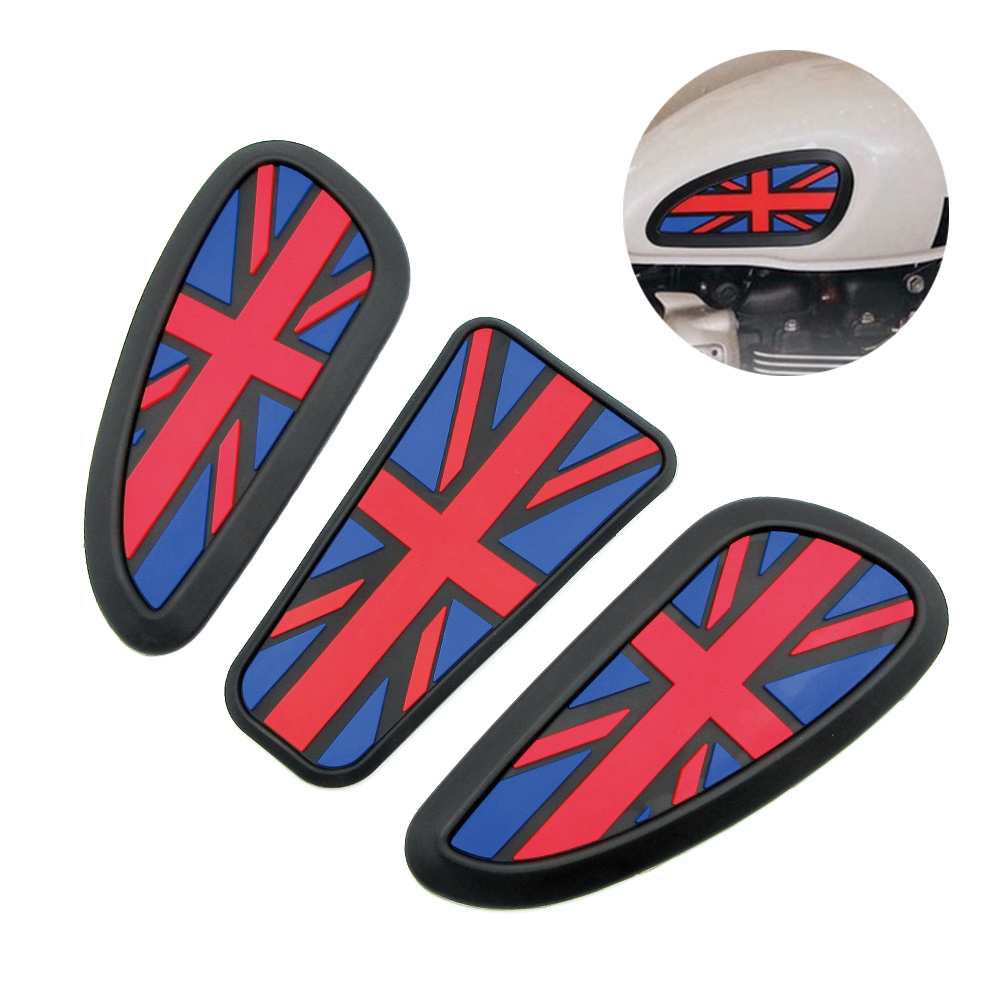 Motor Retro Cafe Racer Gas Fuel Tank Sticker For Turimph Royal Enfield Interceptor 650 Protector Sheath Knee Tank Pad Grip Decal