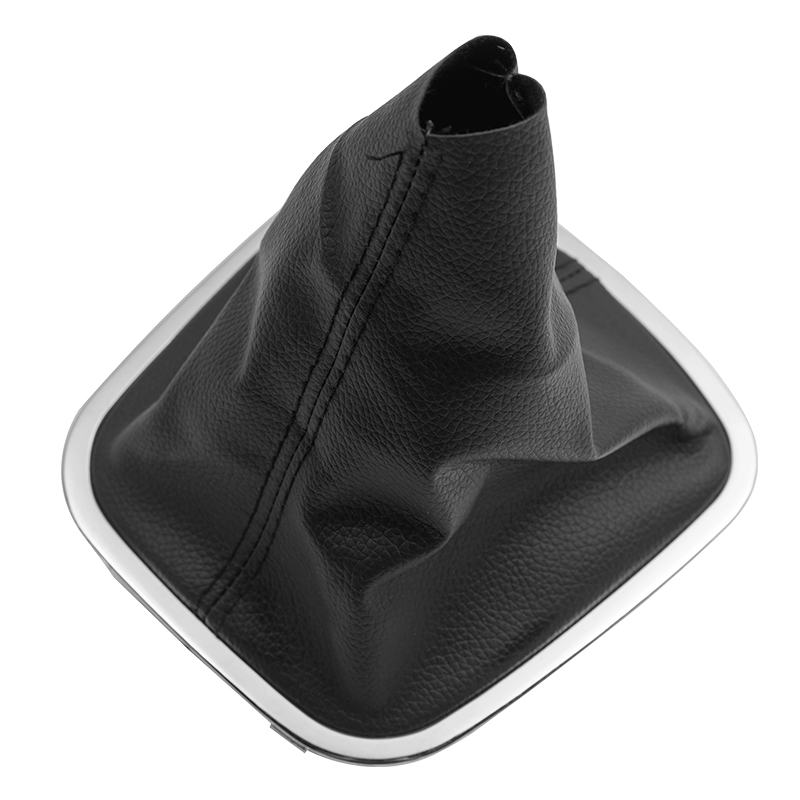 5/6 Speed Car Gear Stick Shift Knob Leather Gaiter Boot Cover For VW POLO 6C (2011-2019) Manual Lever Pen Handle Ball 13962