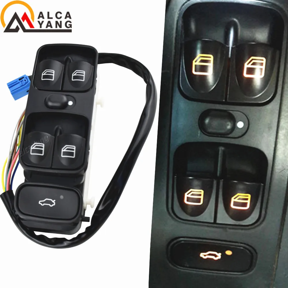 Malcayang Power Control Window Switch For MERCEDES C CLASS W203 C180 C200 C220 A2038200110 A2098203410