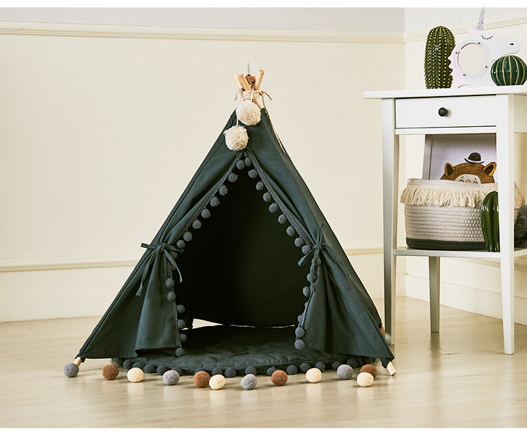Teepee Bed Portable Breathable Available For Medium Small Dog Cat Little Dove Cute Washable Houses Tent Pet Supplies