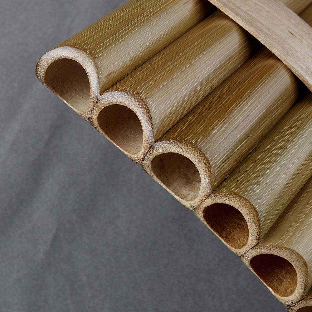 15 Pipes G Key Pan Flute High Quality Woodwind Chinese Traditional Musical Instrument Natural Bamboo
