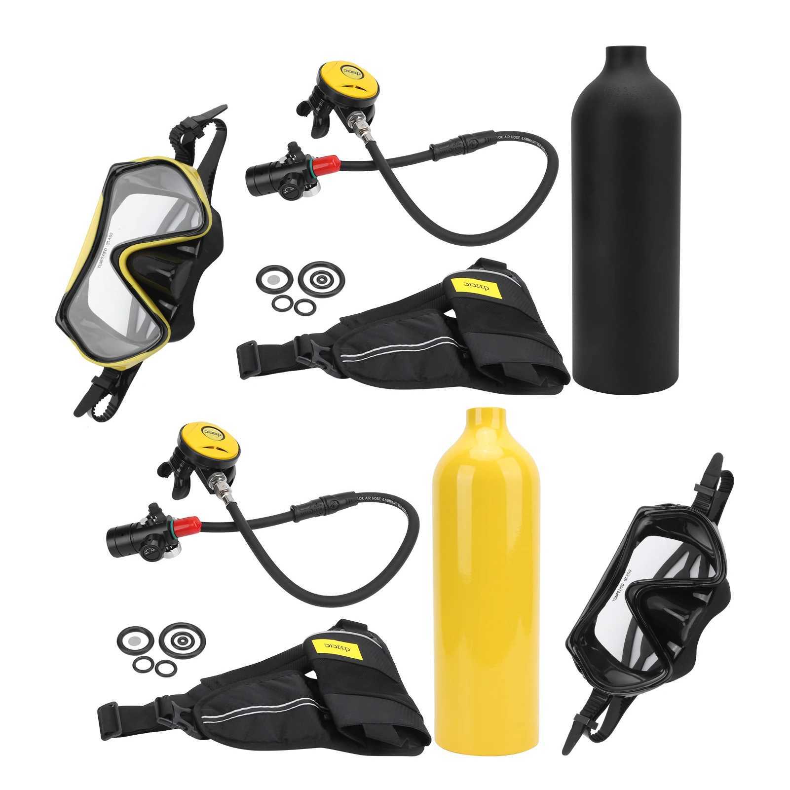 1L DIDEEP 1L Mini Diving Kit with Breathing/Rayleigh Valve/Belt/Diving Goggs Oxygen Diving Kit W241109