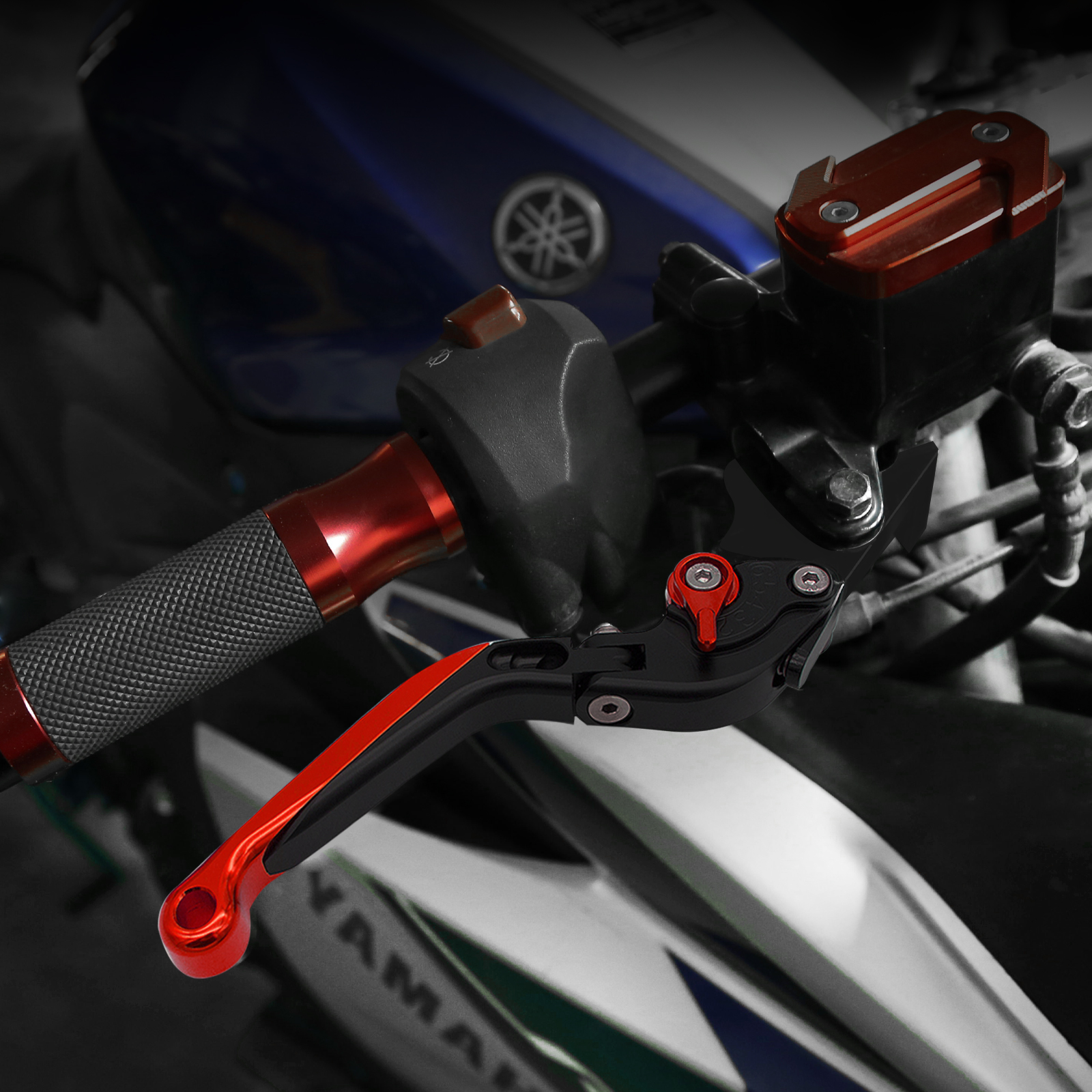 For Yamaha YFM 700 Raptor 700R 2008-23 new 2025 Motorcycle Brake Clutch Levers Adjustable Fold Extendable Brake Clutch Lever Accessories