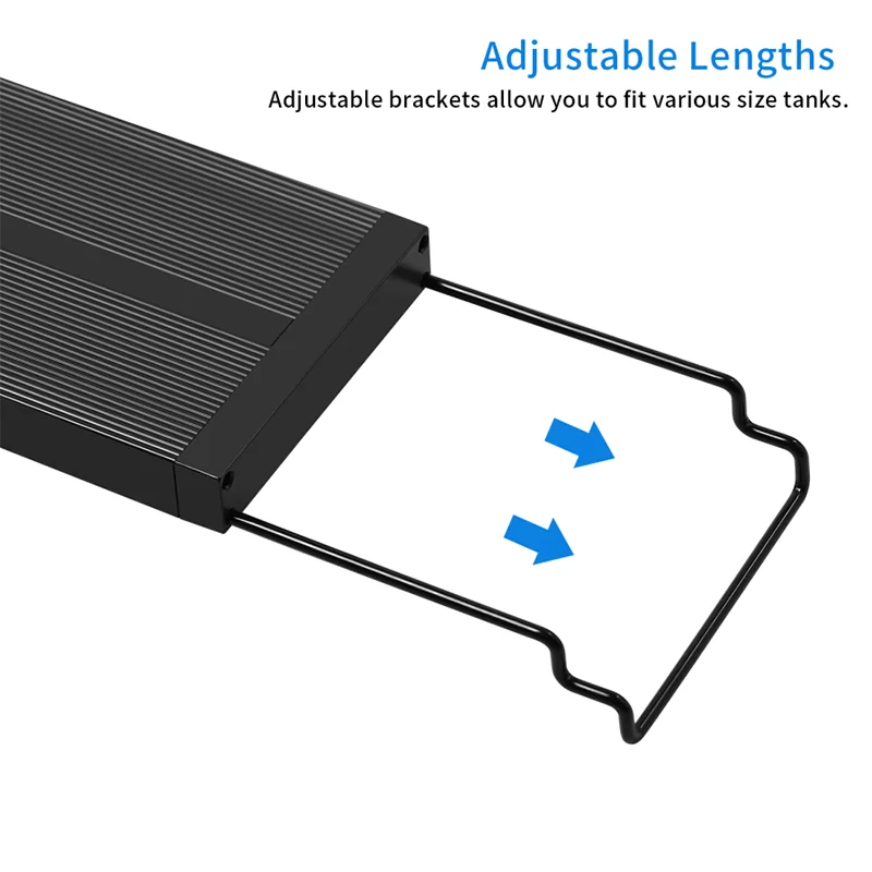 LED 120cm Light Aquarium Fish Tank Light Underwater Lamp Aquariums Decor Lighting Planted Lights EU Plug IP68 Waterproof smile