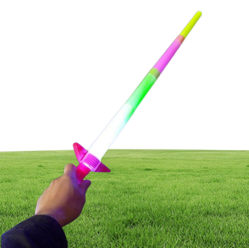 68CM Telescopic Luminous Stick Party Decor Flash Light Up Fluorescent Sword Concert Christmas Carnival Toys Kids Gift 30Pcs4487427