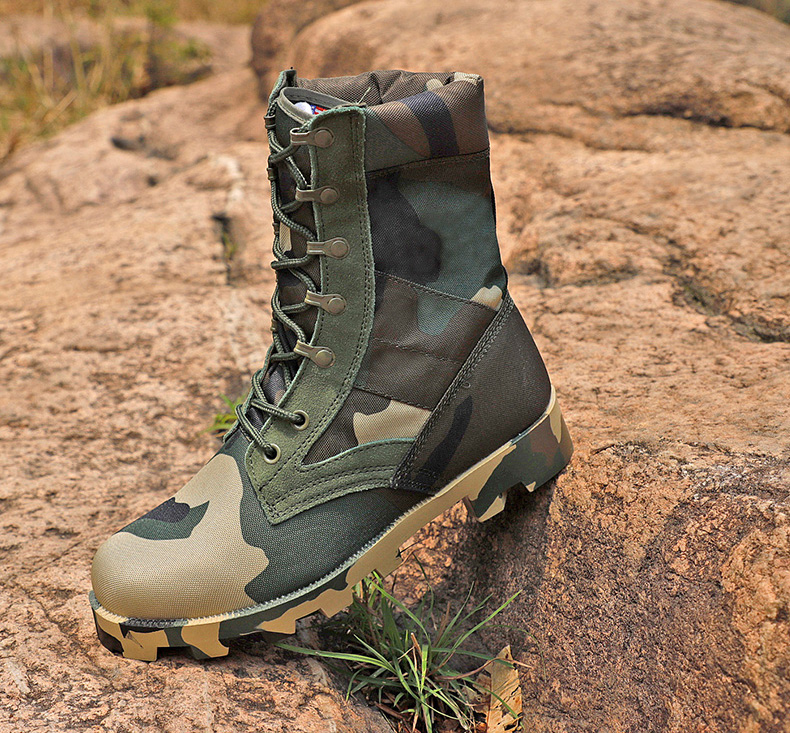 Camouflage Military Tactical Boots Mens Waterproof Hiking Walking Shoes Men Special Force Combat Desert Boots Male Work Shoes