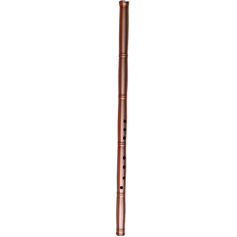 Brass/Titanium Metal Flute Xiao Not Dizi Bamboo Joint Pattern Short Xiao Flute Woodwind Profesional Flauta Music Instruments