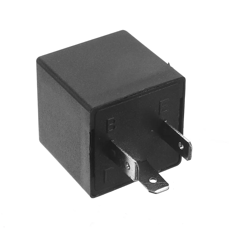 Universial 3 Pin CF13 CF14 JL-02 Electronic Car Flasher Relay to Fix LED Light Turn Signal Hyper Flash Blinking Light 12V DC