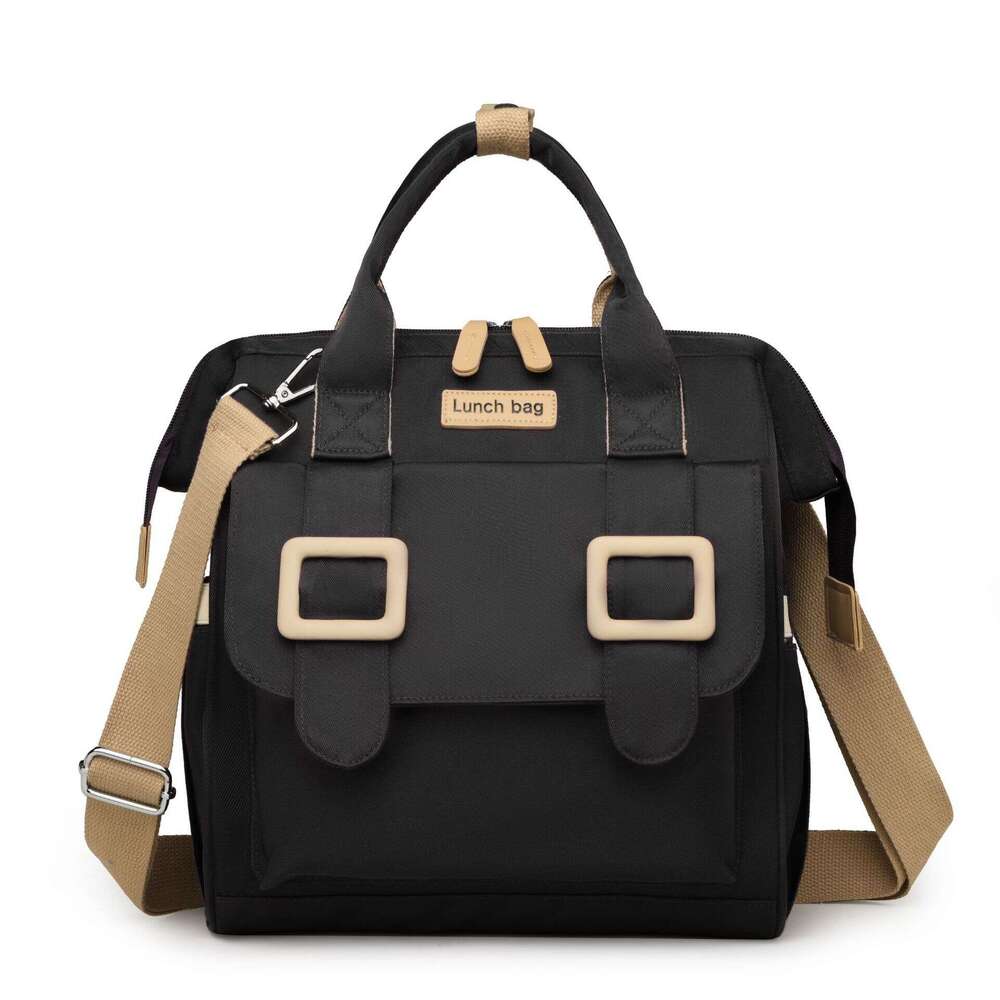 Multi functional lunch fashionable versatile, suitable for going out, mom baby picnic bag, waterproof and insulated, lightweight women's bag