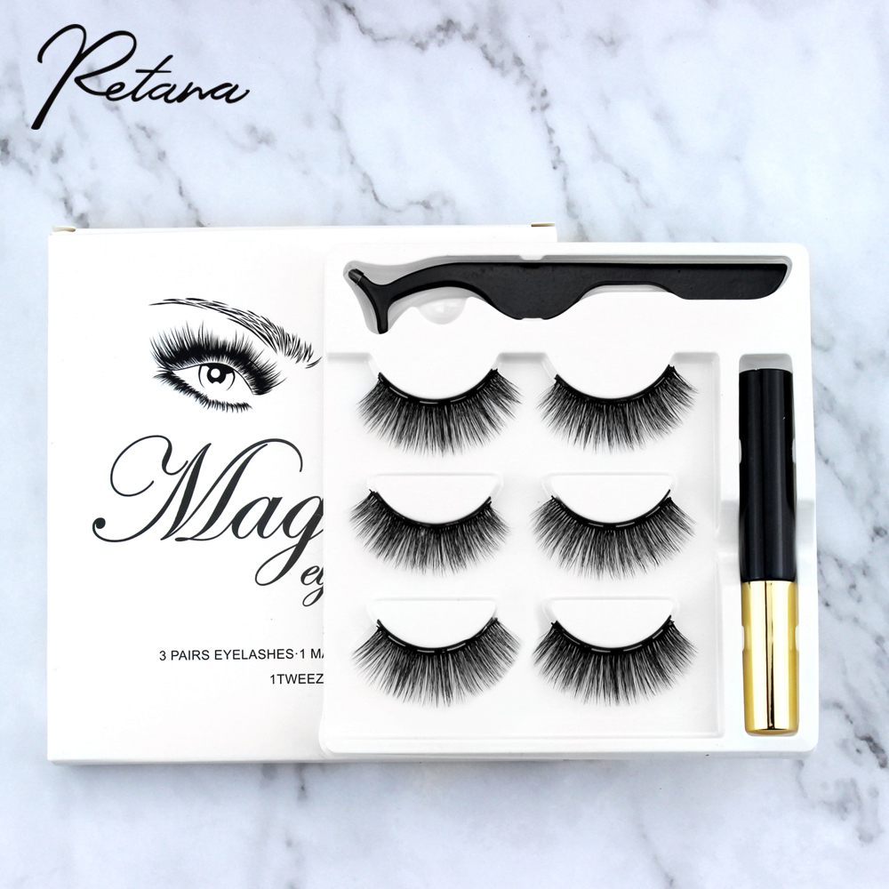 d Eyelash Curler Magnetic Eyeliner Magnet Natural Long False Eyelashes and Set Can be Reused es