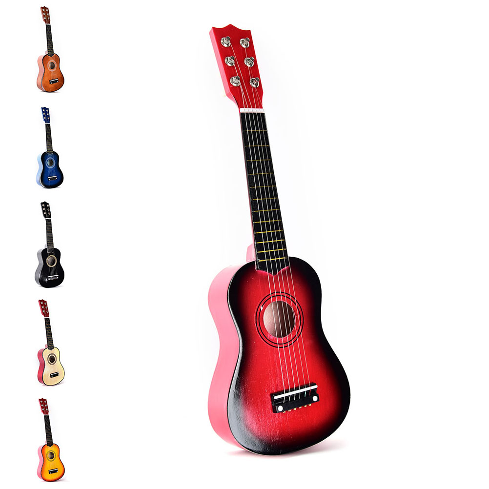 21" Guitar Beginner Children Gift Hawaiian Instrument String Guitar+String+Pick