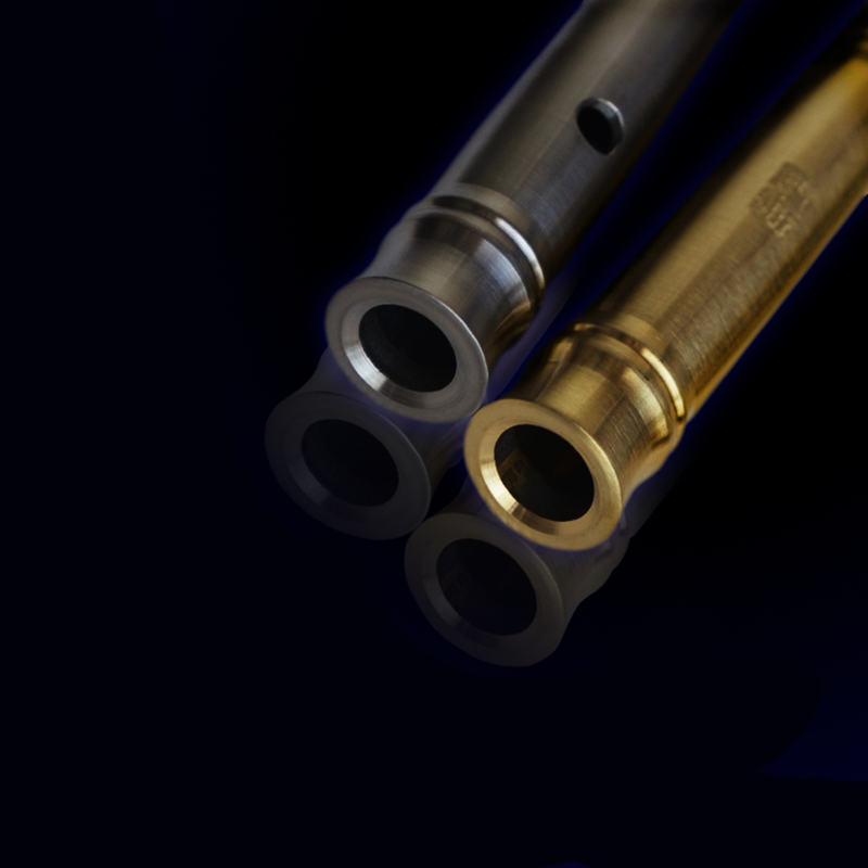 Brass/Titanium Metal Flute Xiao Not Dizi Bamboo Joint Pattern Short Xiao Flute Woodwind Profesional Flauta Music Instruments