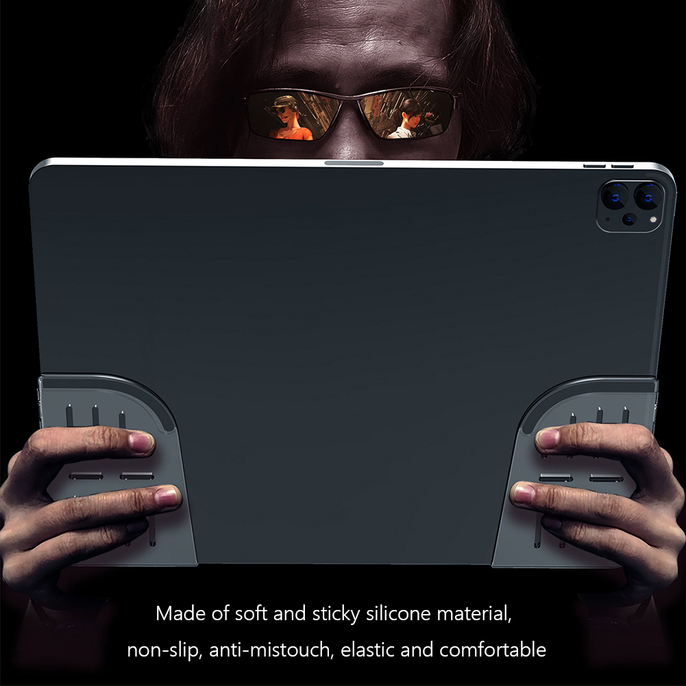 Controller 2Pcs Game ddmysmile Silicone Holder Trigger Gamepad Grip Handle For Ipad PUBG Mobile Game Ergonomic Handle Game Accessories Smile