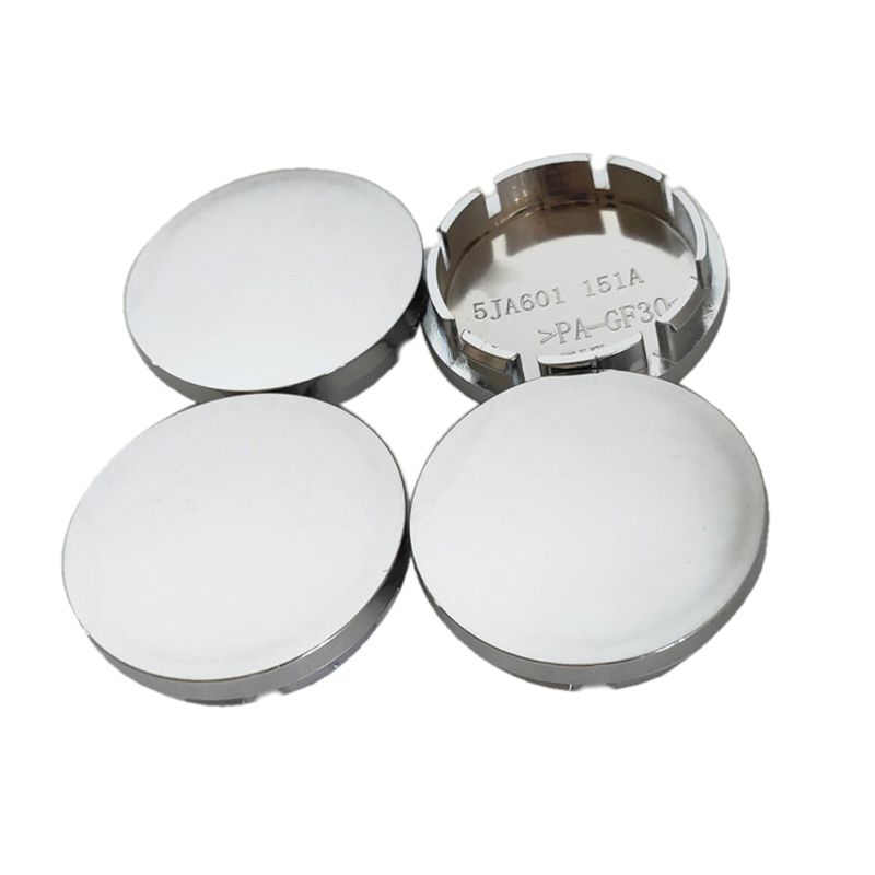 4 Pcs/Set Black/Sier 56mm ABS Caps Universal Car Wheel Center Cap for Rim