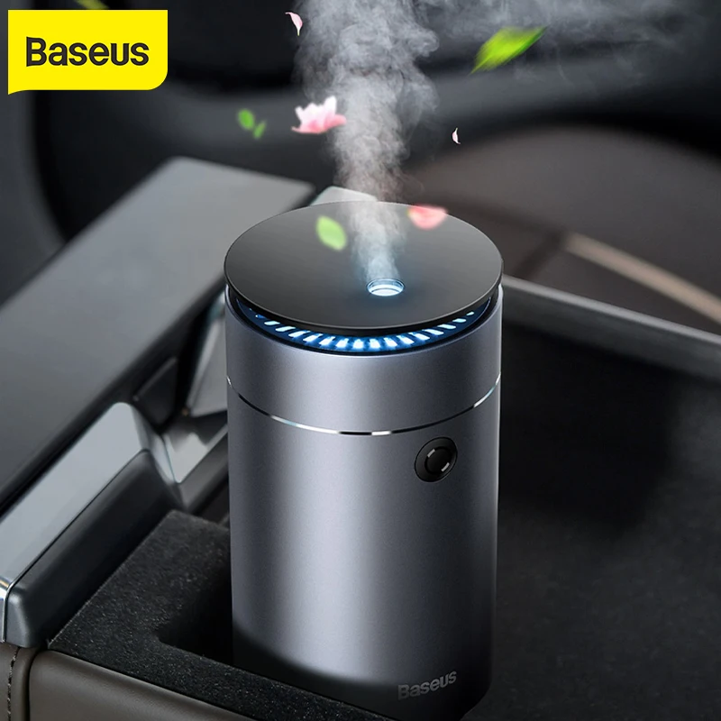 Baseus Car Air humidifier Car Aromatherapy Diffuser Car Purifier Air Freshener for Home Car Essential Oil Aroma Diffuser USB