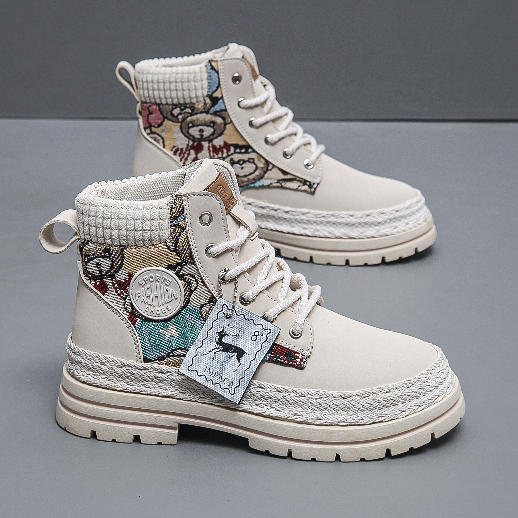 2025 Autumn Snow Boots New Men's Martin Boots Sports Shoes Outdoor Leisure Warm Men's Multi Functional Fashion Shoes