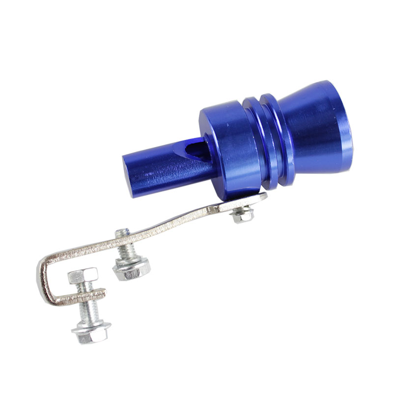 S/M/L/XL Universal Tuning Car Turbo Sound Whistle Muffler Exhaust Tip Valve 5 Colors for Motorcycle Auto Straight Muffler TUR006