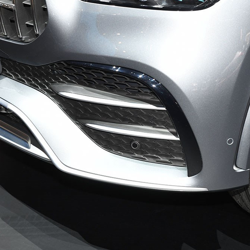 Car Front Bumper Splitter Side Spoiler Air Vent Body Kits Trim For Mercedes-Benz GLE-class W167 C167 GLE350 450 AMG 2019-2023