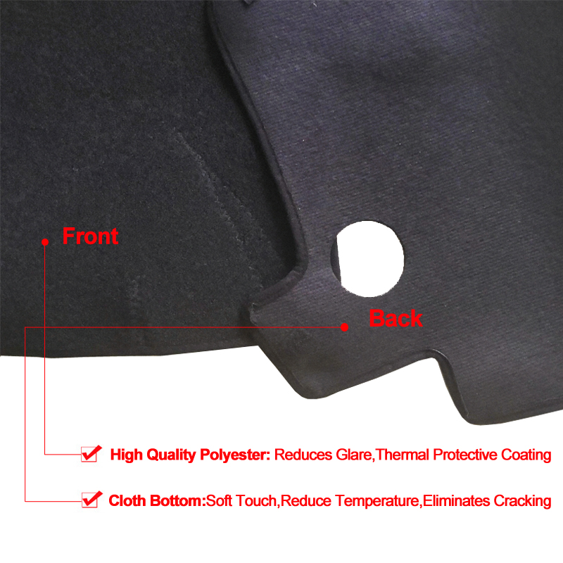 Car Dashboard Cover Dash Mat Carpet Cape For Subaru WRX 2015-2021 Auto Sun Shade Pad Subaru WRX STI 2015-2021
