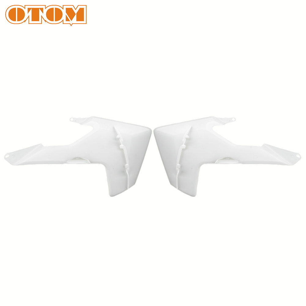 OTOM Motorcycle Plastic Front Side Spoiler Kit Radiator Shrouds For Husqvarna FC250 FC350 FC450 FX350 FX450 TC125 TC250 TX300