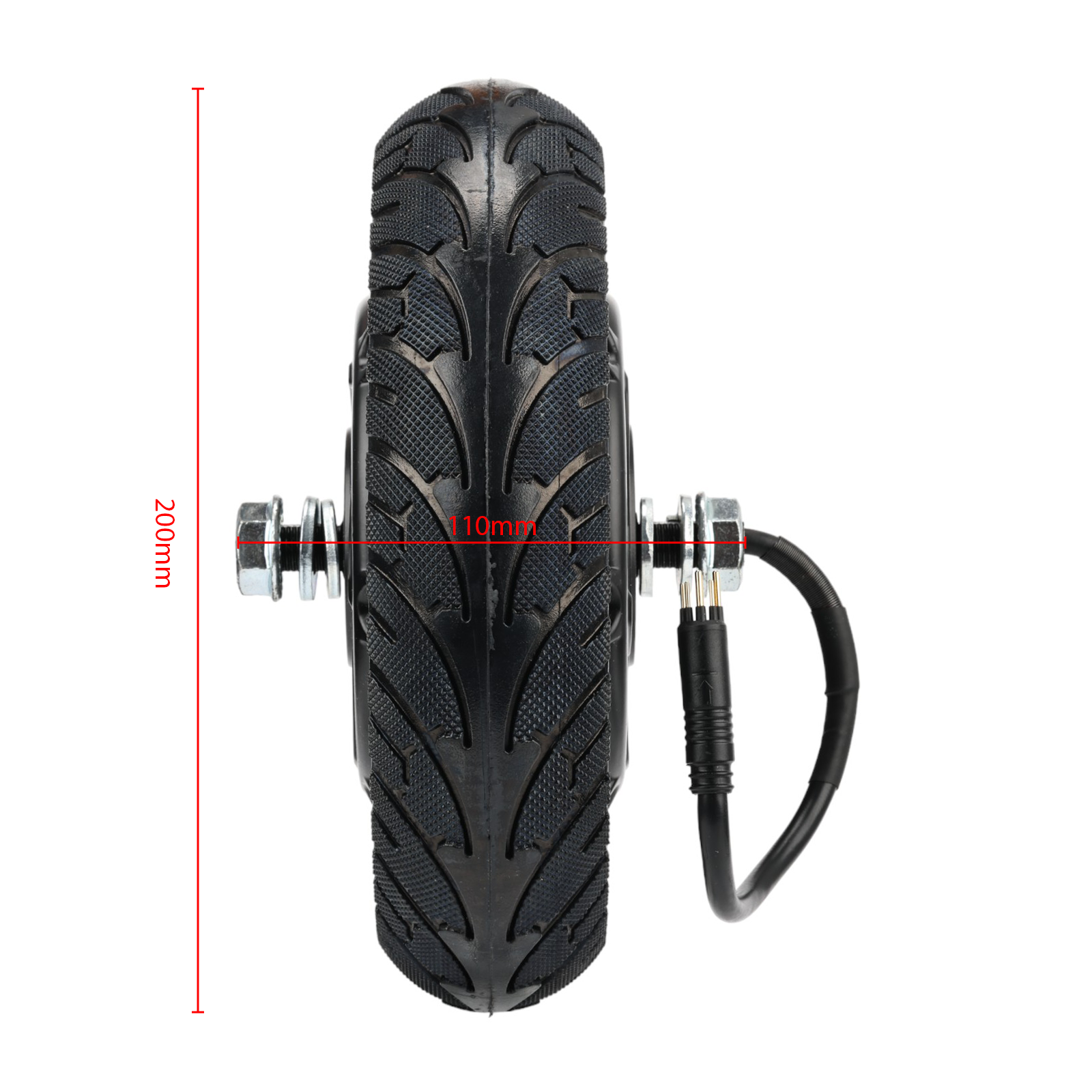 Engine Motor for Kugoo S1 S2 S3 Electric Scooter 350W 36V 8 Inch Front Wheel Solid Tire Driving Replacement Parts