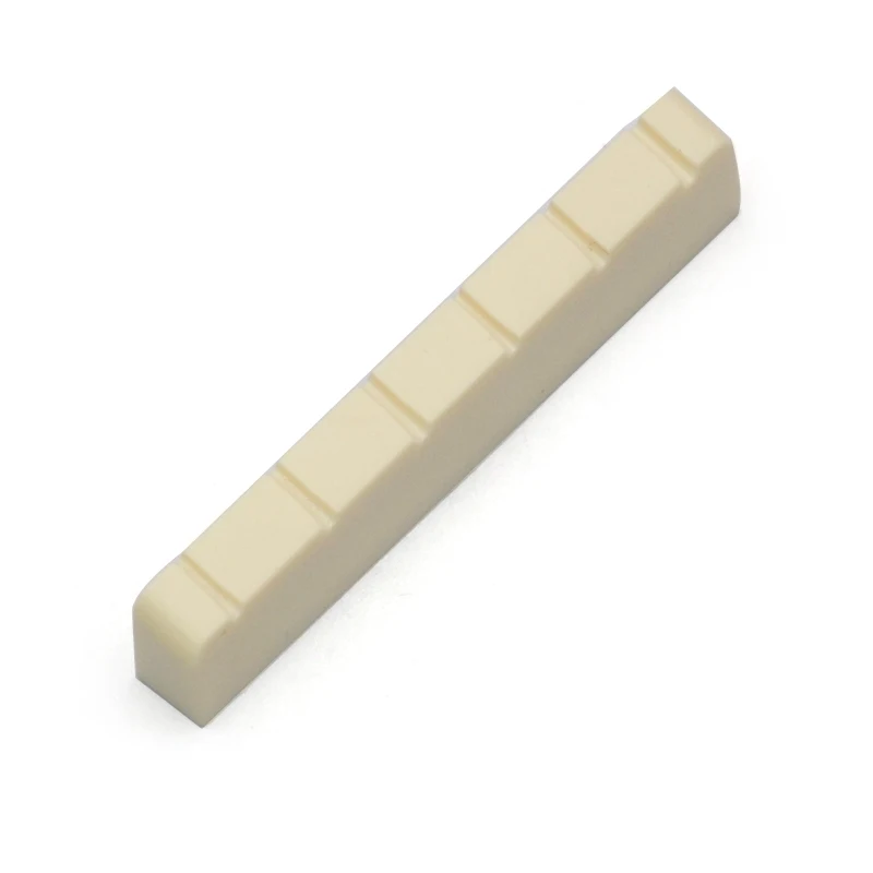 50pcs Classical Guitar Nut and Bridge Saddle Plastic 50MM 80MM Guitar Parts Ivory