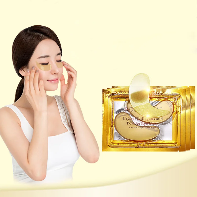 c b Crystal Collagen Eye Gold Mask Face Anti Wrinkle Gel Sleep Eyes Patches Moisturizing Care s