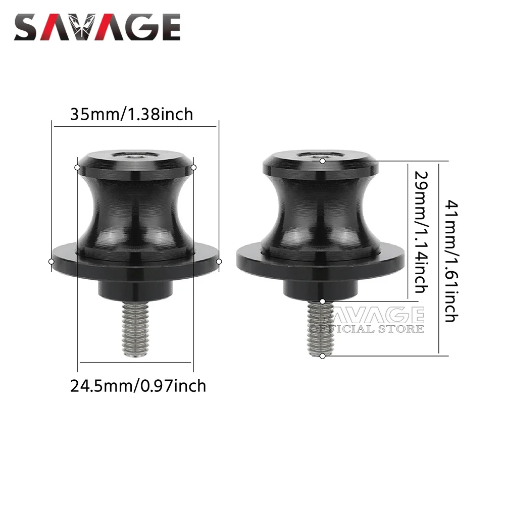 Swingarm Spools Slider For YAMAHA MT10 MT09 Tracer 900 700/GT FZ09 XSR900 XSR 300 250 155 Motorcycle Accessories Stand Screw M6