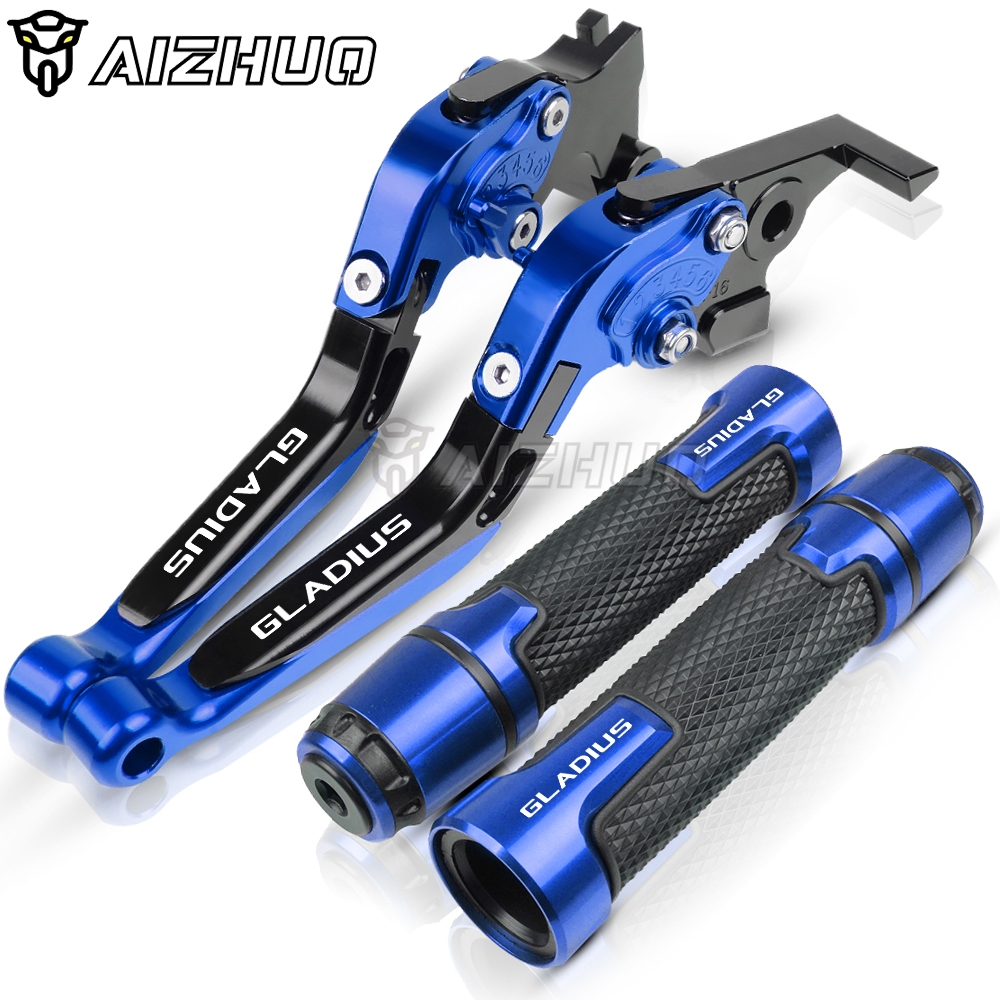Motorcycle Handle Grips HandBar End Brake Clutch Lever FOR SUZUKI SFV 650 SFV650 GLADIUS 2009-2015 2014 2013 2012 2011 2010