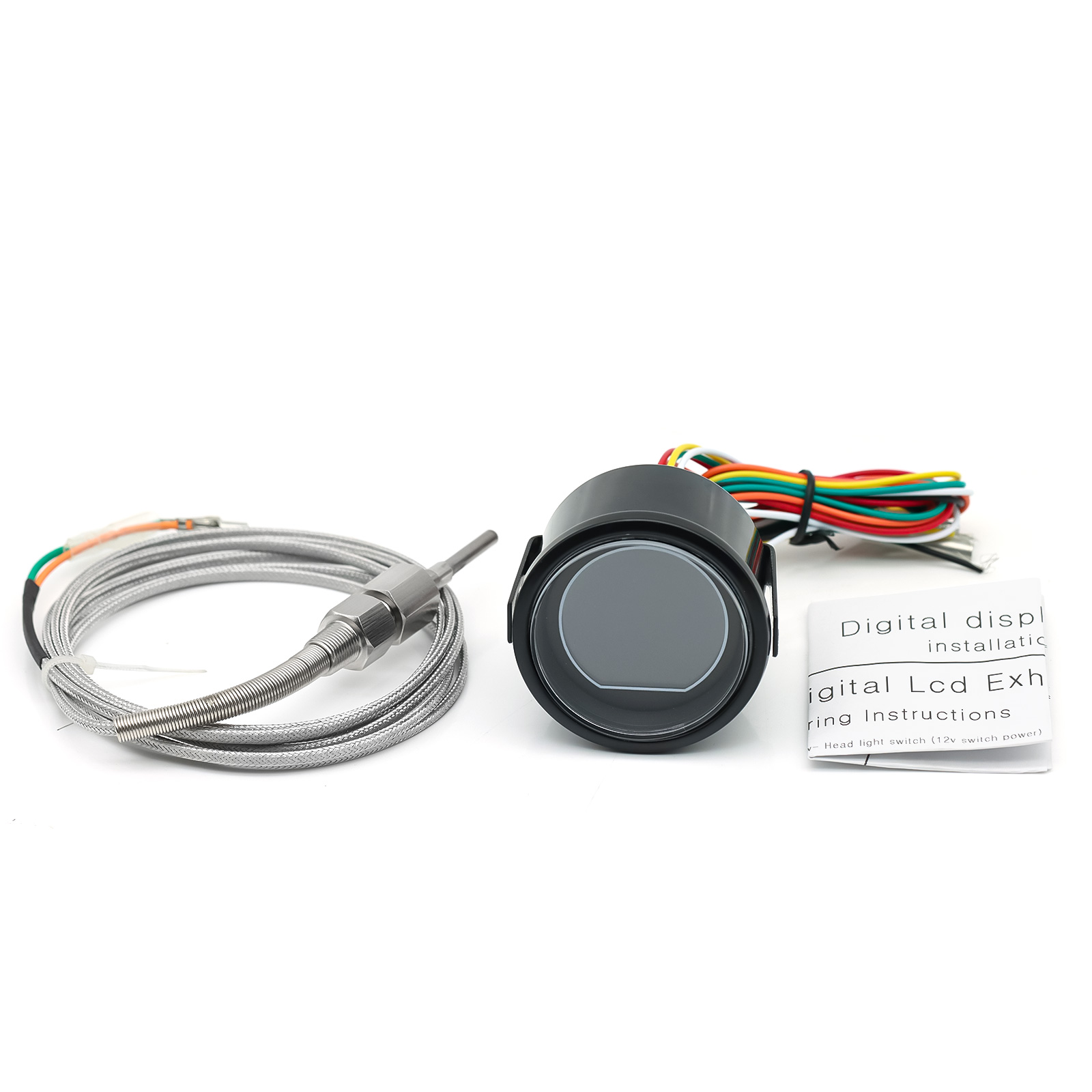 AD 2" 52mm Red&Blue Dual Led 12V Car Gauge Boost/Water Temp/Oil Temp/Oil press/Volt/Tachometer/Vacuum/Air fuel ratio/EGT Gauge