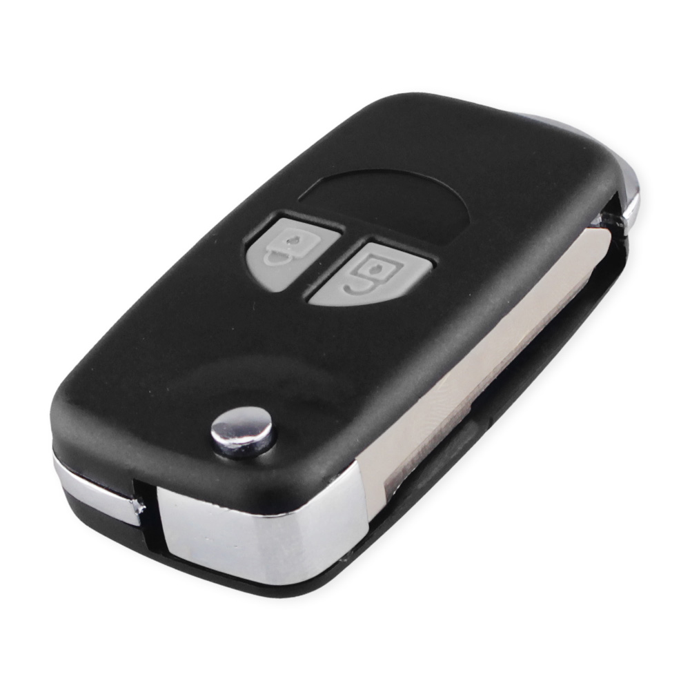 KEYYOU For Suzuki Swift SX4 Alto Vitara Ignis Grand Splash Liana Aerio Grage Agila 2 Buttons Modified Flip Key Case Shell ab79c 5 75368
