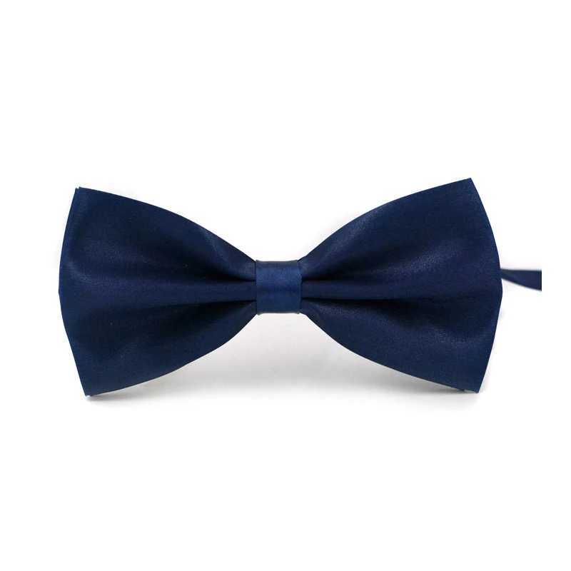 Fashion Bow Ties For Men Solid Classic Bowtie Tuxedo Male Marriage Butterfly Cravat Wedding Party Formal Adjust Neck Bow TiesX241109