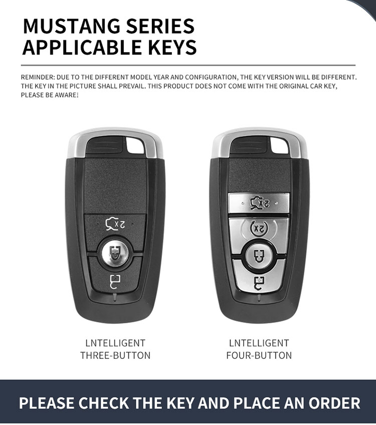 Zinc Alloy Car Remote Key Case For Ford Raptor F150 Remote Control Protector For Ford F-150 RAPTOR Car Key Cover Car Accessories