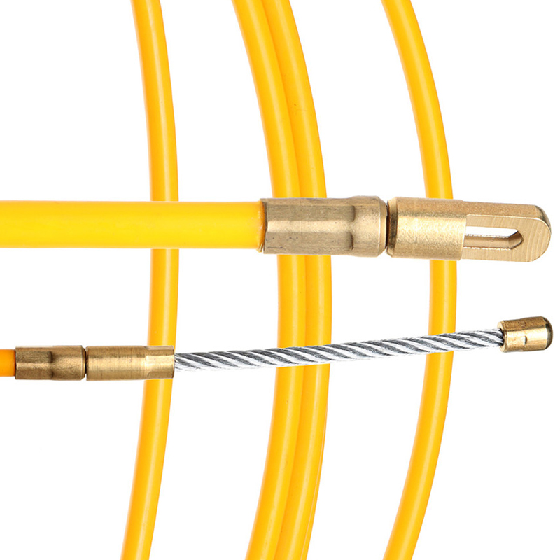 5/10/15/20/25/30m 6mm Guide Device Fiberglass Electric Cable Push Pullers Duct Rodder Fish Tape Wire Wiring Accessories