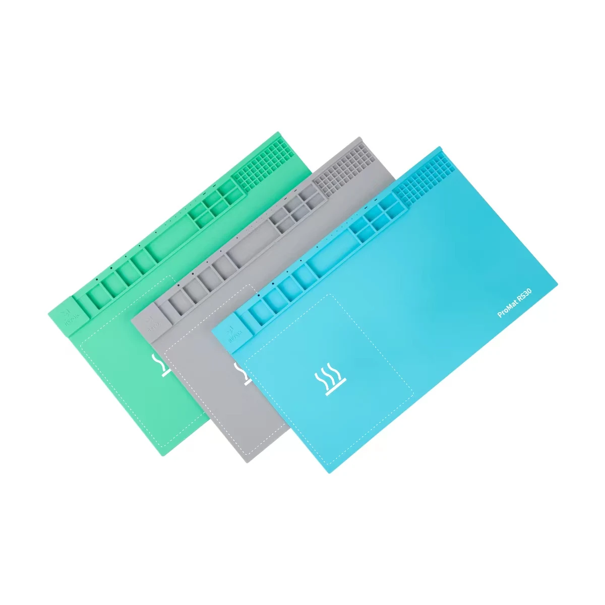 REFOX ProMat RS30 Heating Silicone Pad Phone Tablet Repair Tools For Apple Watch Maintance High-temperature Insulating Refurbish