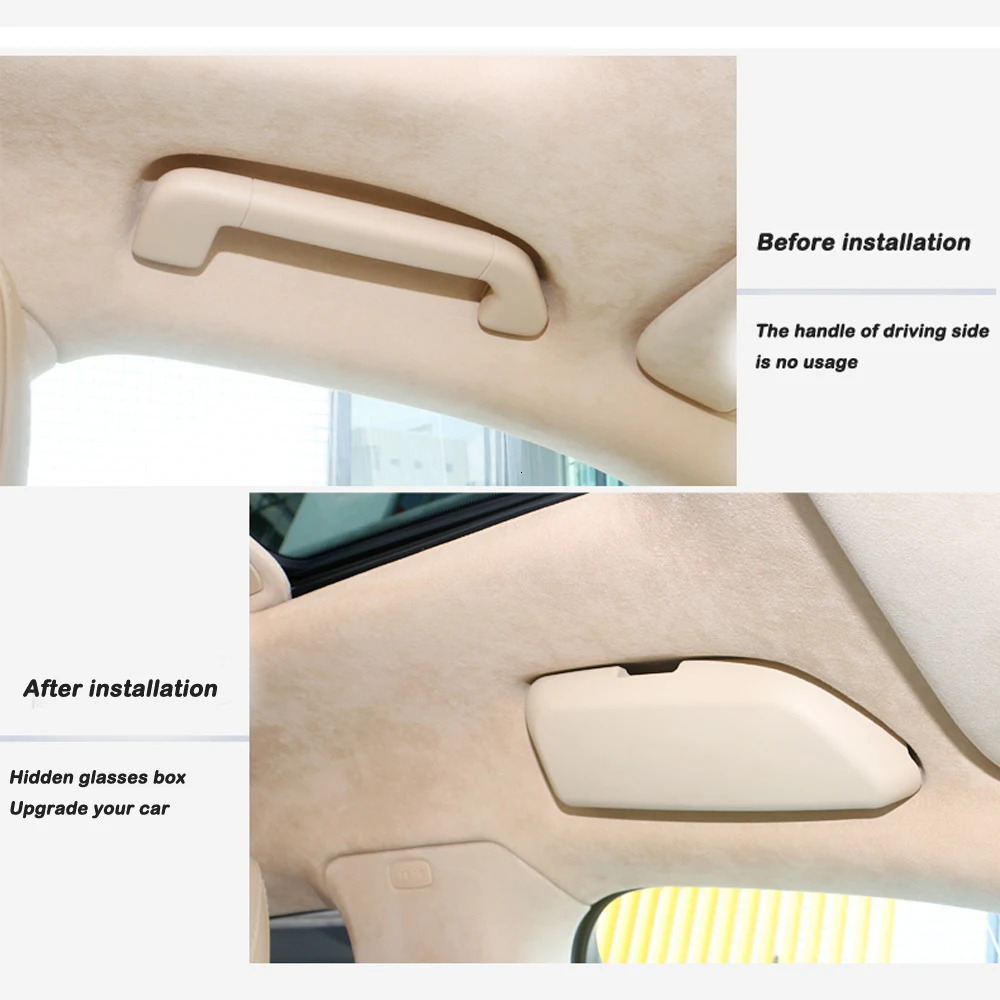 Car Glasses Sunglasses Sun Glass Holder Case Storage Box for P orsche 2010 240327