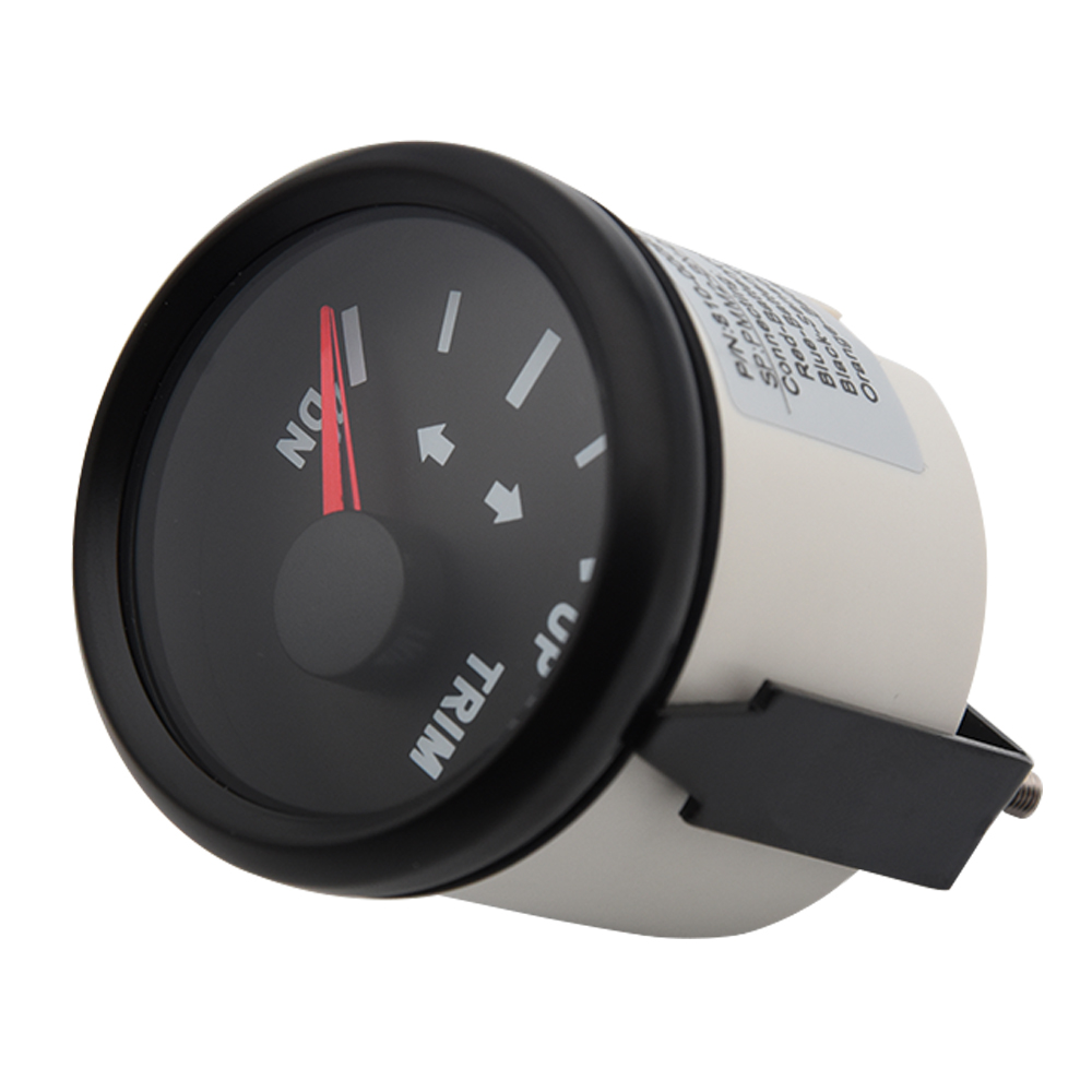 Boat Trim Gauge 52MM Marine Trim Tilt Indicator for Inboard Outboard Engine Car Motorcycle UP DN Trim Gauge 0-190ohm/160-10Ohm