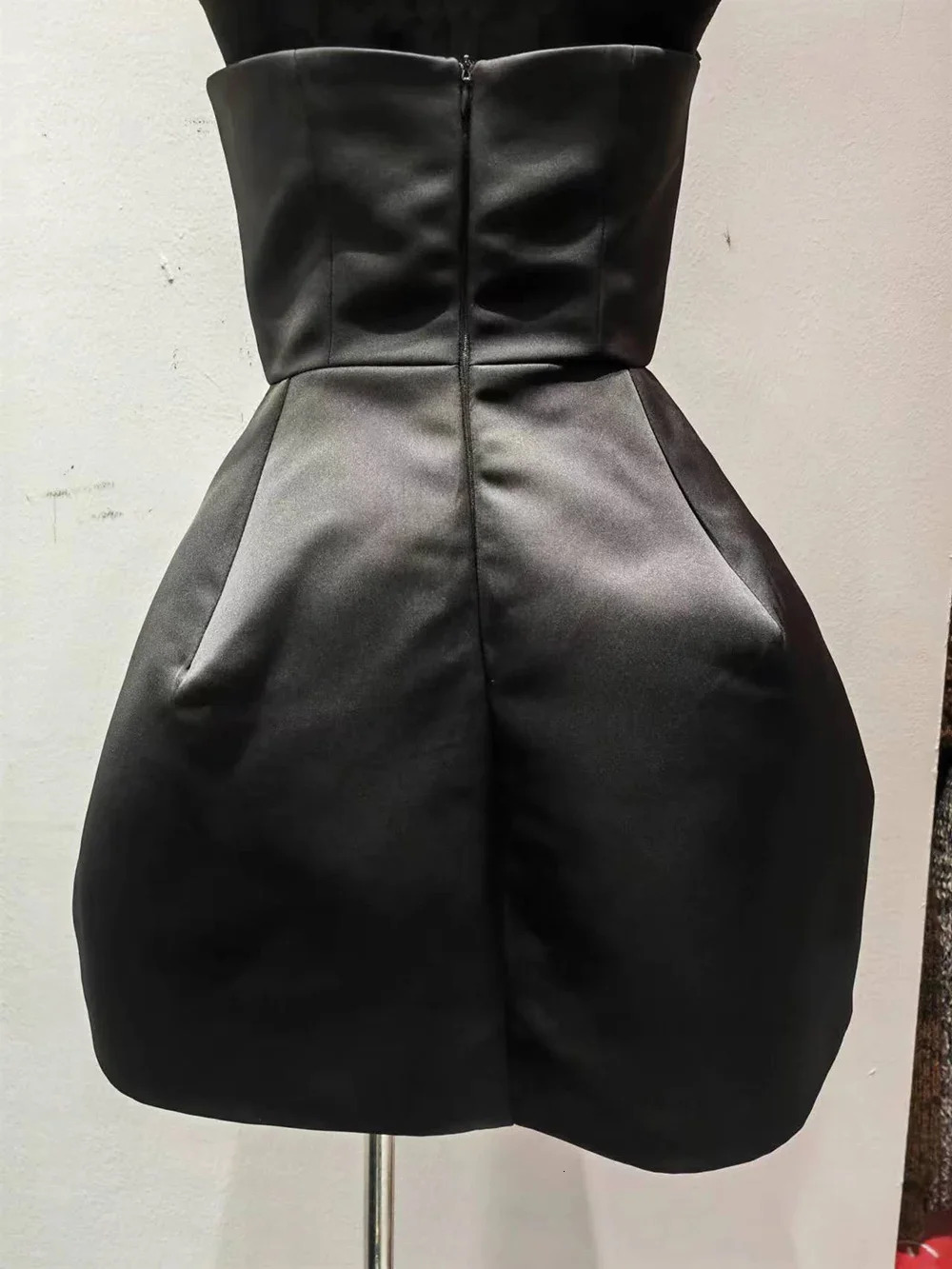 DEIVE TEGER 2024 New Summer Women's Black Sexy Strapless A-E Slim Fit Mini Elegant Celebrity Party Dress