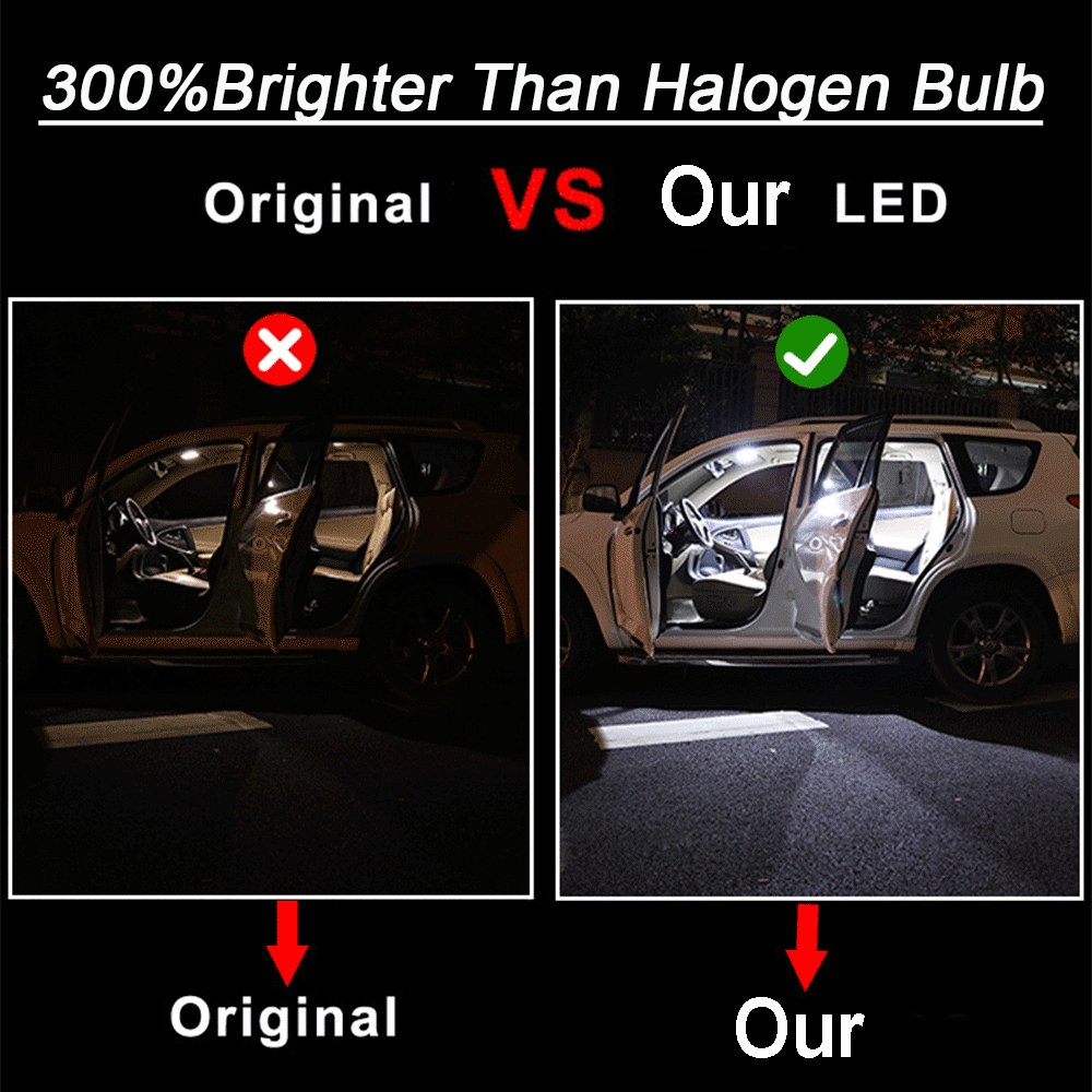 Per Jeep Liberty KJ KK 2002 2003 2004 2005 2006 2007 2008 2009 2010 2011 2012 2013 accessori interni auto luci a LED Canbus