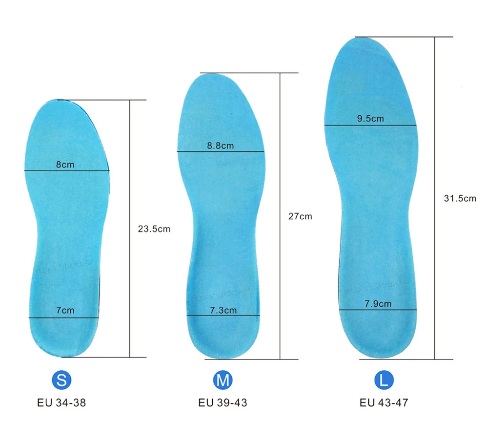 Silicon Gel Insoles Foot Care For Plantar Fasciitis Heel Spur Running Sport Insoles Shock Absorption Pads Arch Orthopedic Insole 240329