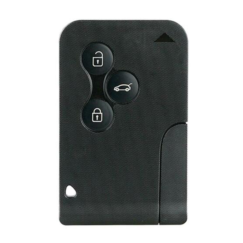 new Auto Black 433mhz Remote Car Key Fob Case 3 Buttons 2025 Smart Ke Card for Renault Megane II Scenic II 2003 2004 2005 2006 2007 2008