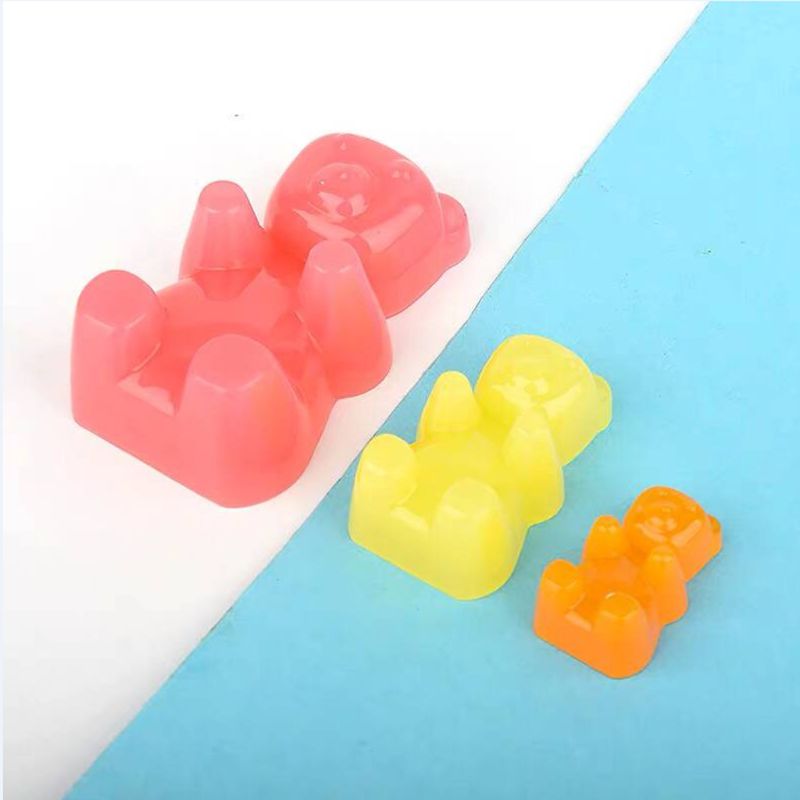 41XC Gummy Bear Candy Silicone Mold Cake Chocolate Fondant Resin Pendant Jewelry DIY