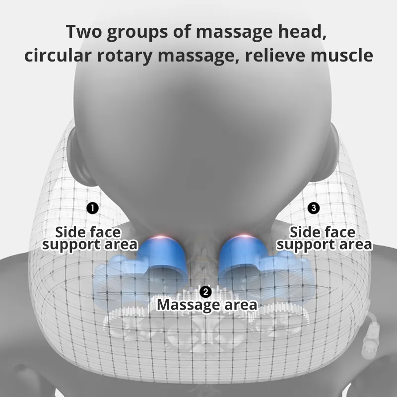 Electric Neck Massager U shaped Pillow Multifunctional Portable Shoulder Cervical new Massager Outdoor 2025 Home Car Relaxing Massage
