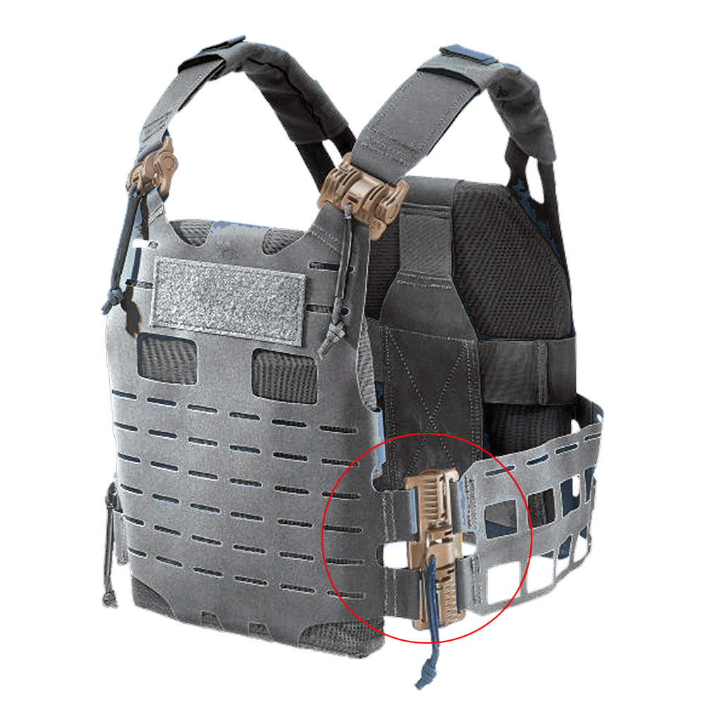 Tactical Vest Quick Release Buckle Plate Carrier Armor ROC 80 Rapid Open Connector Set Airsoft Hunting Military Accessories