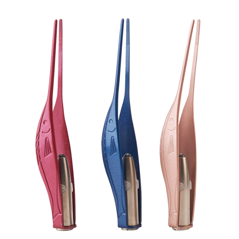 Ear Cleaner Tool LED Flashlight Ear Cleaner Earpick Wax Removal Tweezer Luminous Kids Curette Electric Cleaning Device New